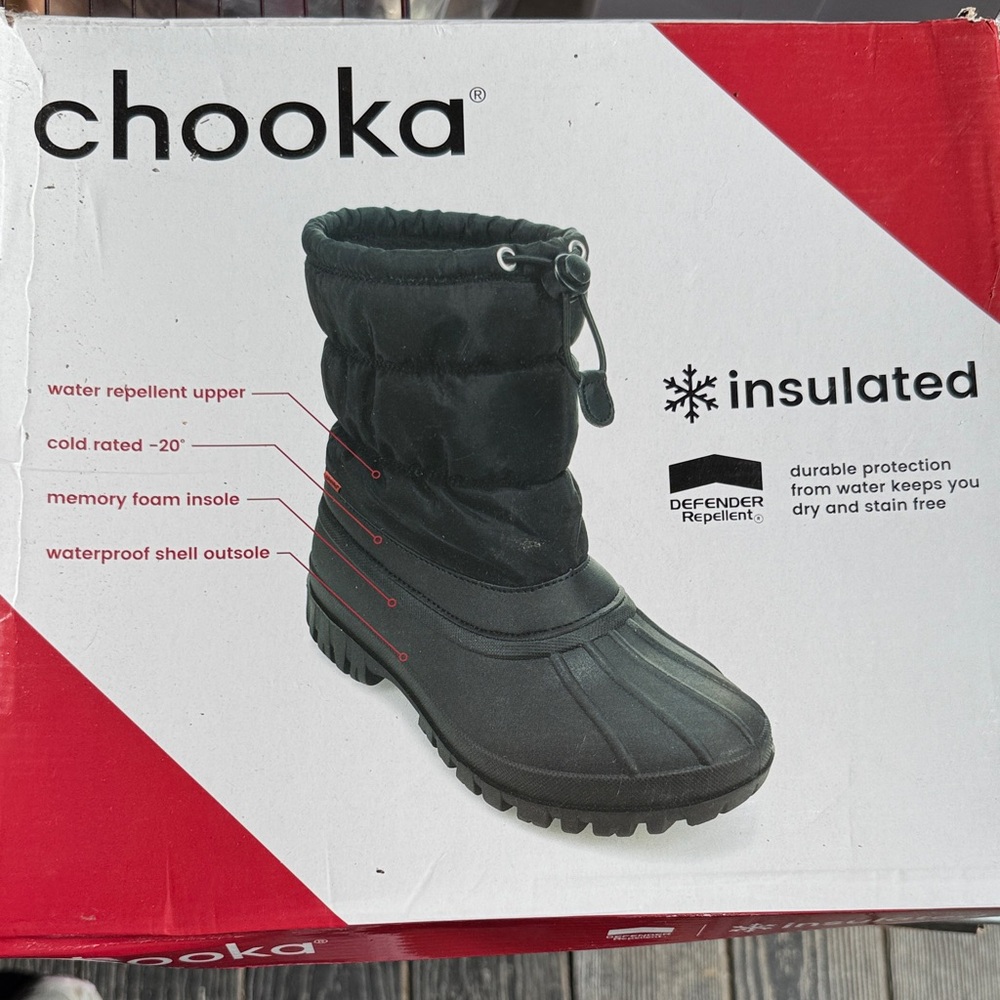 Chooka Black Waterproof Insulated Boots